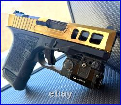 Zaffiri Slide For Glock 26 Gen 3 RMR Optics Cut Complete G26 Upper +FREE KNIFE