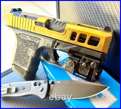 Zaffiri Slide For Glock 26 Gen 3 RMR Optics Cut Complete G26 Upper +FREE KNIFE