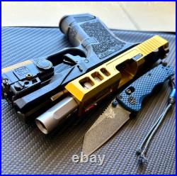Zaffiri Slide & Ported Barrel For Glock 26 Gen 3 RMR Cut Complete G26 Upper
