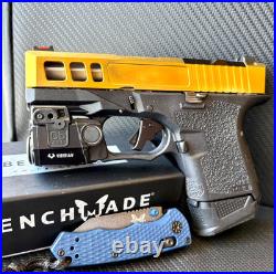 Zaffiri Slide & Ported Barrel For Glock 26 Gen 3 RMR Cut Complete G26 Upper
