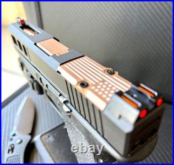 Zaffiri Slide with Ported Barrel For Glock 19 Gen 3 RMR Cut Complete G19 Upper